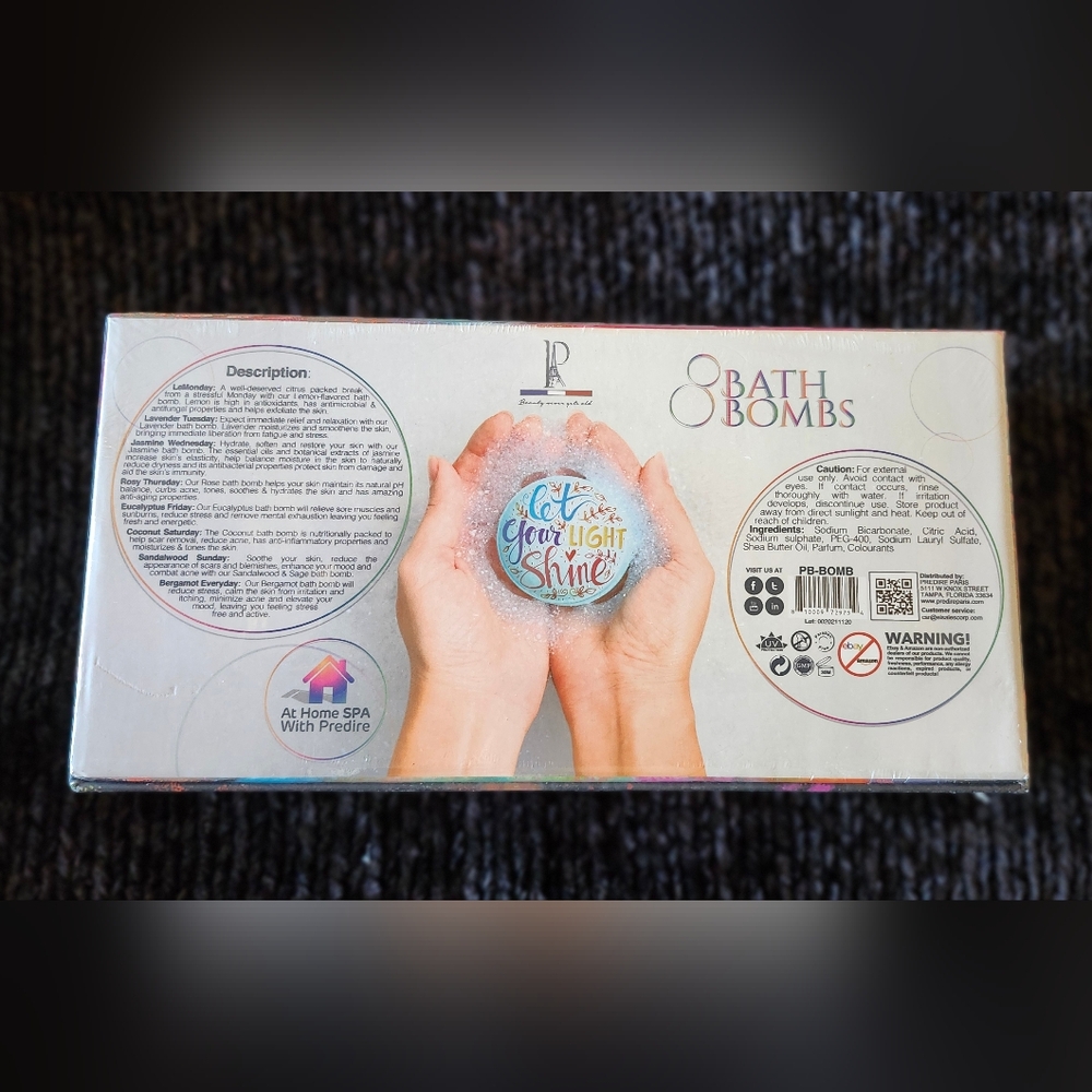 NIB-8 Bath Bombs | Skin Rejuvenating Spa - Picture 6 of 7